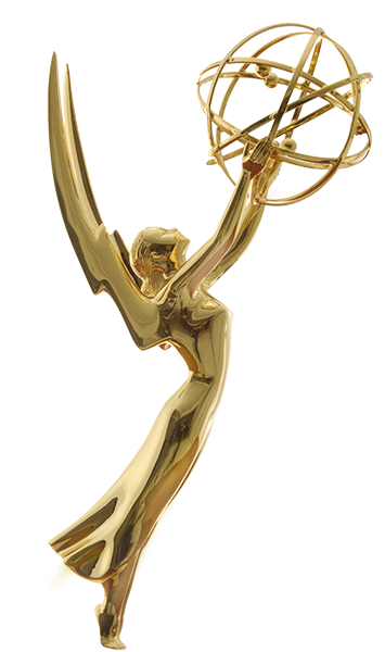 The figurine on Emmy Award trohpies